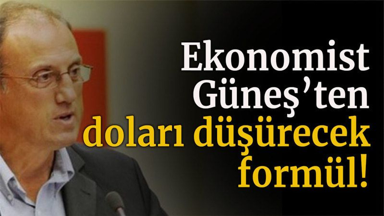Ekonomist Güneş’ten doları düşürecek formül!
